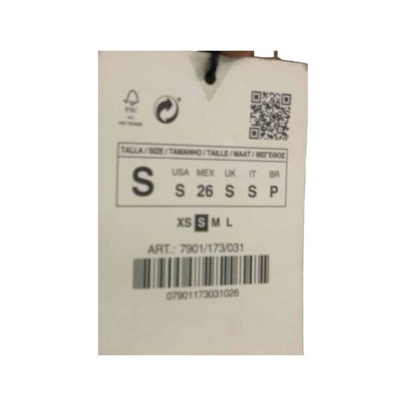 Zara Sequined Abstract Printed Midi Pencil Skirt - Picture 5 of 6